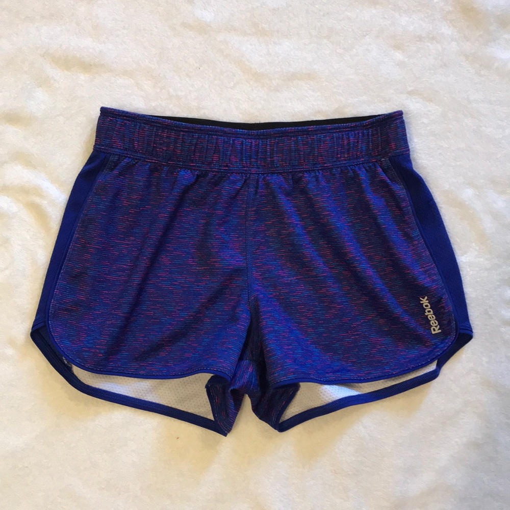 Reebok size small athletic shorts, purple